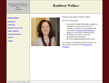 Tablet Screenshot of kathwallace.com